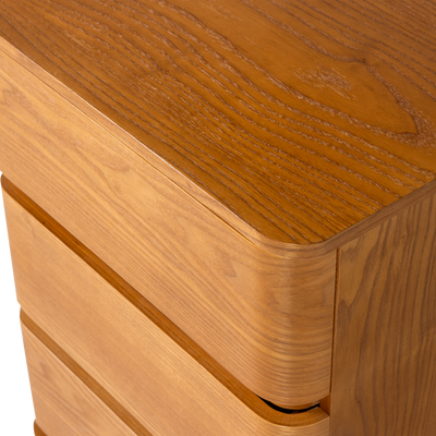 WOOOD Fejo byrå med 4 lådor i brun MDF