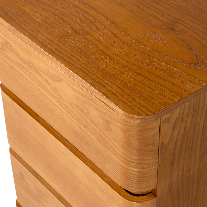 WOOOD Fejo byrå med 4 lådor i brun MDF