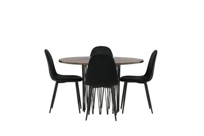 Venture Home Stone Rund Matgrupp