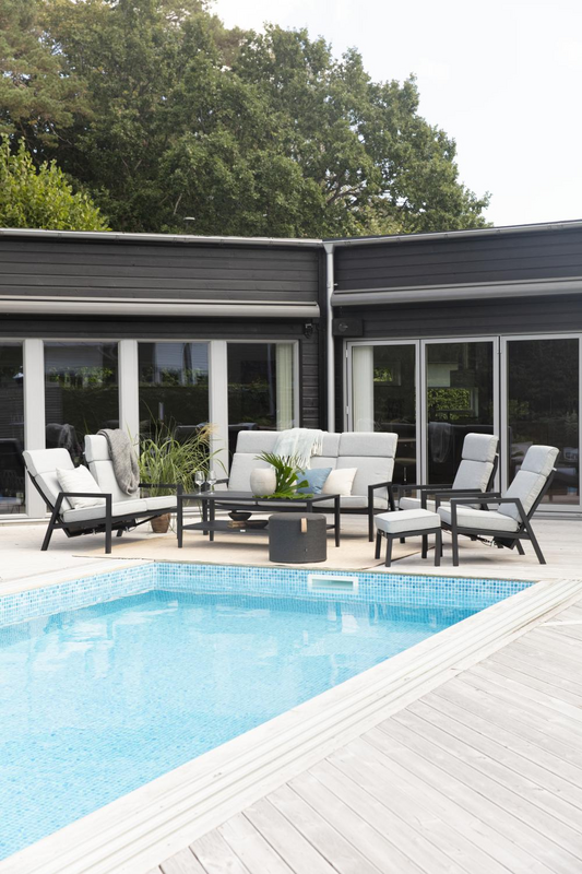 Brafab Belfort ställbar fåtölj hög svart