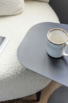 Venture Home San Jose Sidobord – Svart Stål