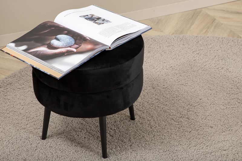 Venture Home Teddy Matta - Rund Grå 200 cm