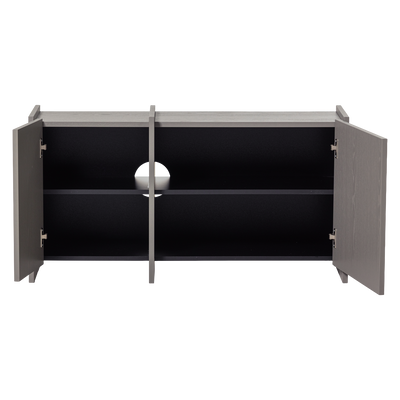 WOOOD BROCK TV-bänk 102 cm Askfanér Varmgrå