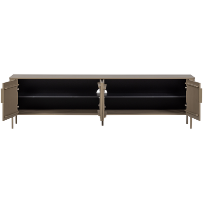 WOOOD Gunnar TV-bänk 200 cm i Furu Mud