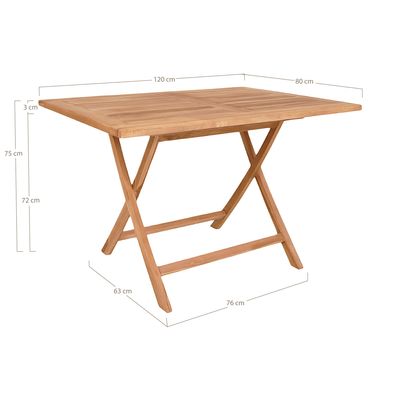 House Nordic Oviedo Matbord Teak