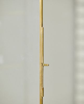 Nordal ADA Väggskåp, L, 3 Hyllor, Gyllene Yta