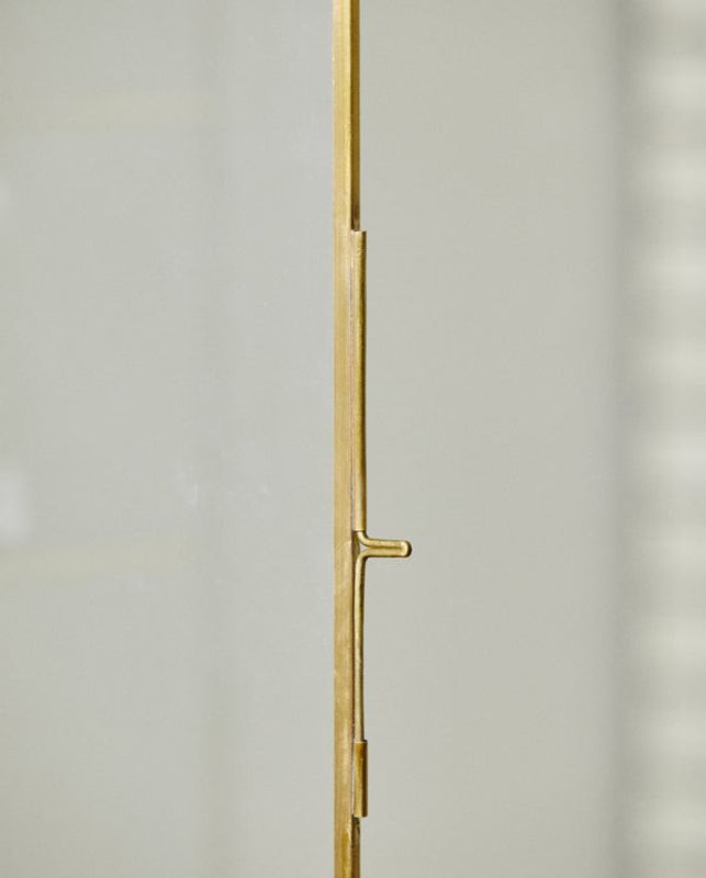 Nordal ADA Väggskåp, L, 3 Hyllor, Gyllene Yta