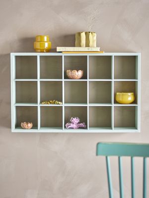 Bloomingville Preston Hylla, Grön, Furu