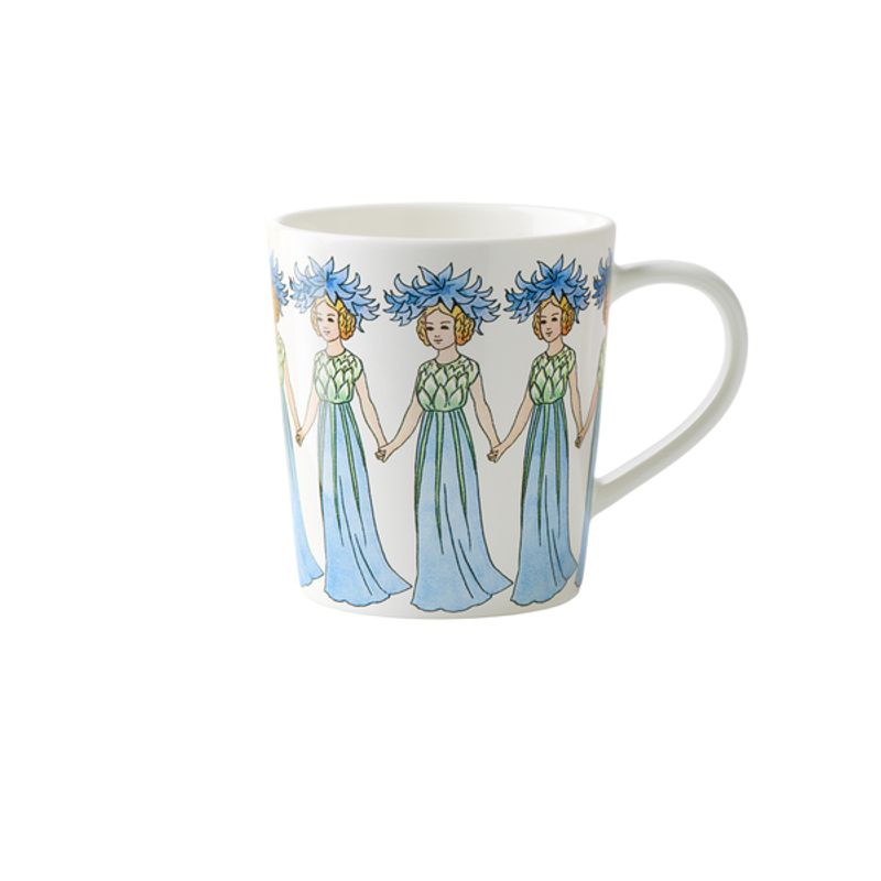 Design House Stockholm Elsa Beskow Mugg Cornflower 40 cl med öra
