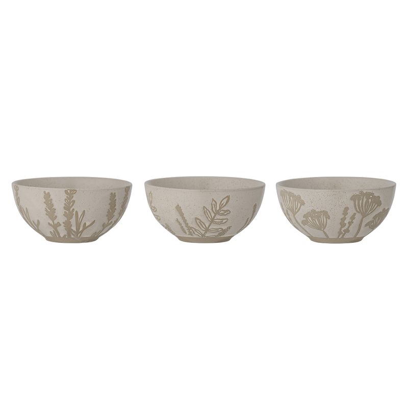 Creative Collection Primrose Skål, Natur, Stengods - 4-pack