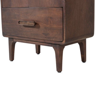 WOOOD LIYA Högskåp i Mörkbrun Mangoträ