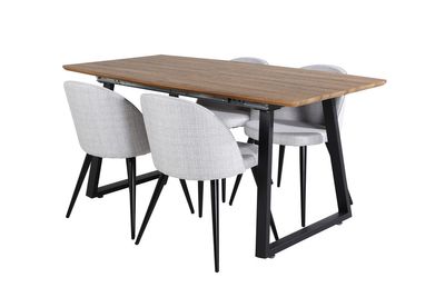 Venture Home Matgrupp Inca med stolarna Velvet