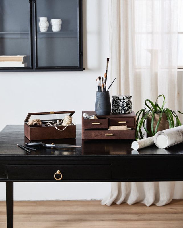 Nordal PUYO Förvaringslåda med Lock - Natur