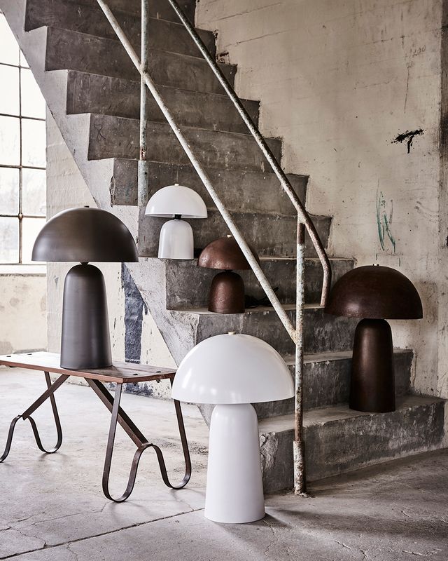Affari of Sweden FUNGI Bordslampa L, Vit