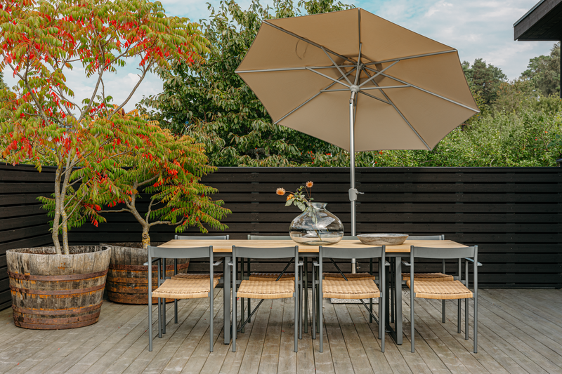 Brafab Shad Matbord 90x240 cm Teak/Antracit