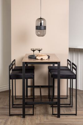 Venture Home Barset Camden med 4st barstolar Opelika