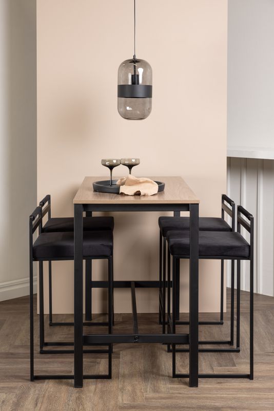 Venture Home Barset Camden med 4st barstolar Opelika