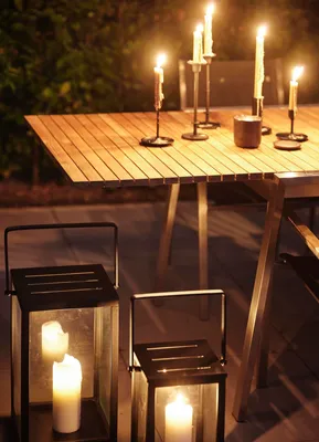 Brafab Naos Matbord 100x220-320 cm Rostfritt Stål/Teak