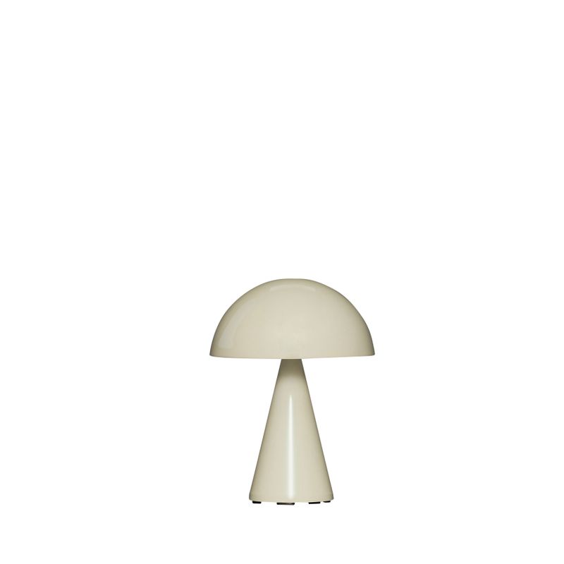Hübsch Mush Portabel Lampa Ljus Sand ø15xh20cm