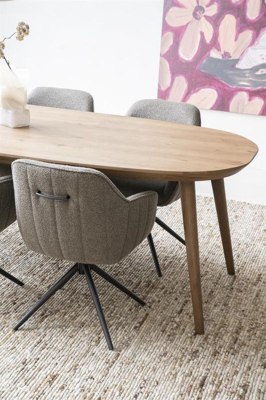 Eleonora Matbord Elijah 260x100 cm - Brun