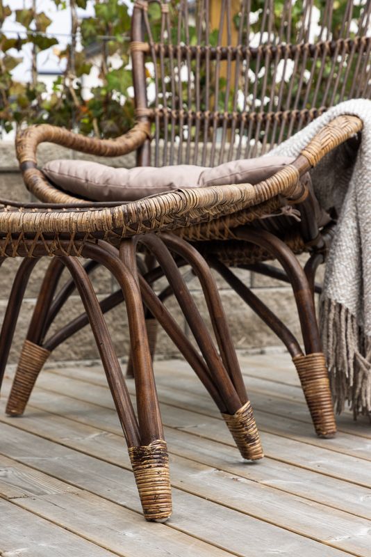 Venture Home Ella Loungestol i Rotting