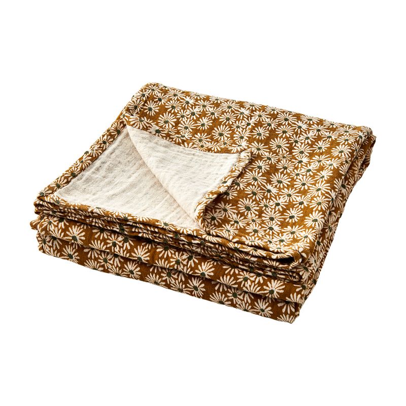 Affari of Sweden ELSA Bordsduk, Senapsgul/Elfenben/Grön