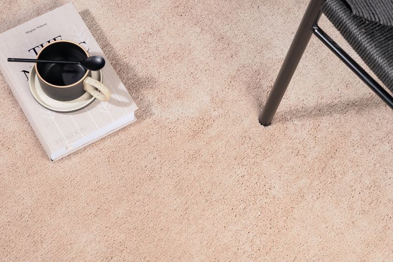 Venture Home Undra Rund Matta i Beige