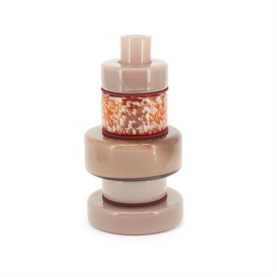 By Boo Golas - burgundy Röd Glasvas