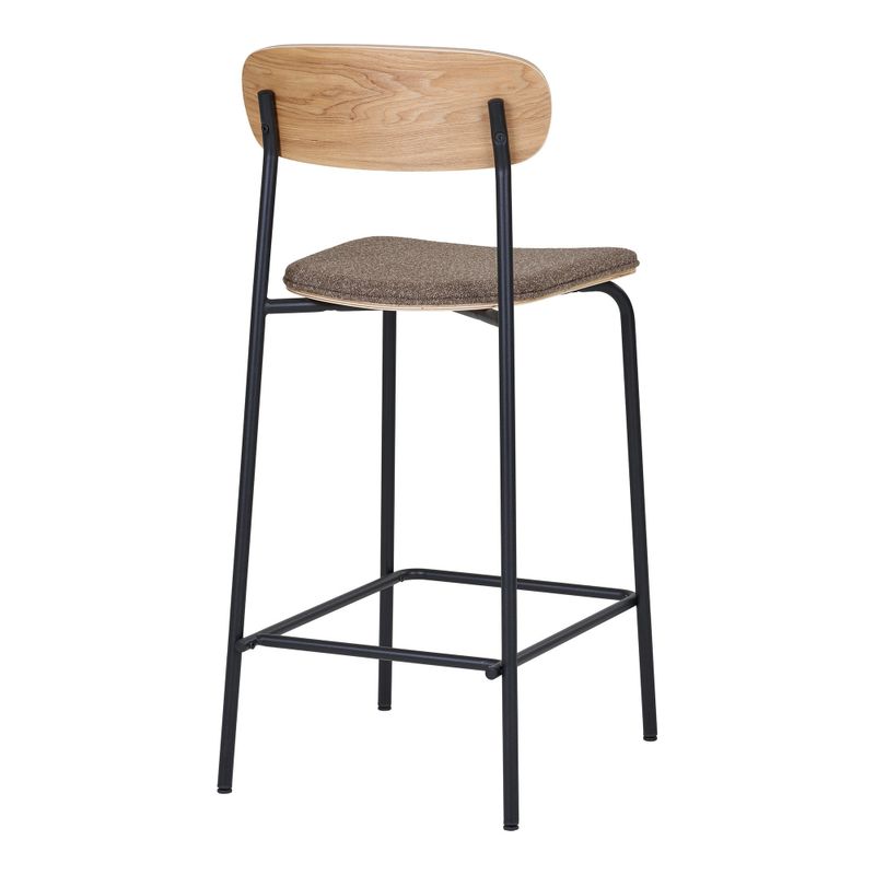 House Nordic Estepona Counter Stol - Nature/Brun/Svart 2 st