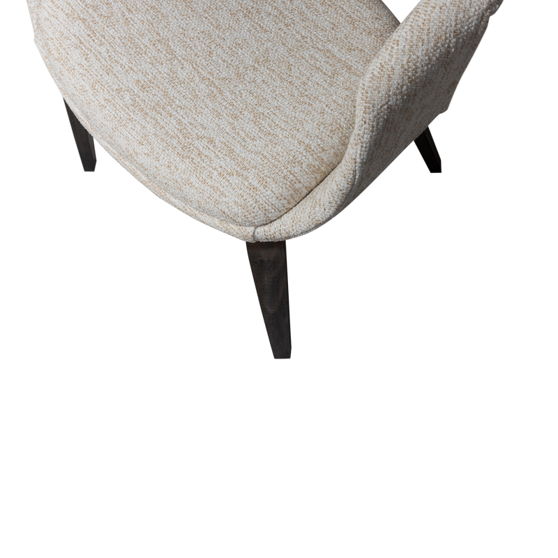 WOOOD Yossi Matstol Naturell med Mörkbruna Träben 2 st