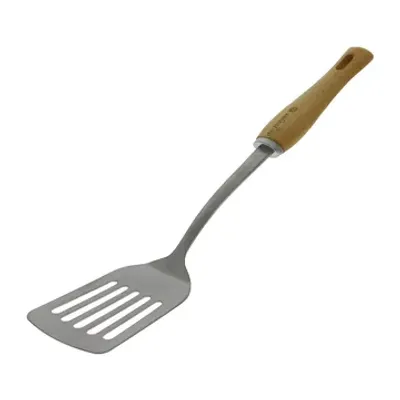 De Buyer B Bois stekspade perforerad trähandtag Rostfritt stål