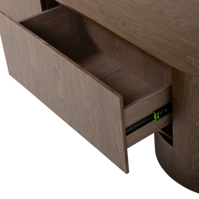 WOOOD VELARI TV-bänk i brun träfanér