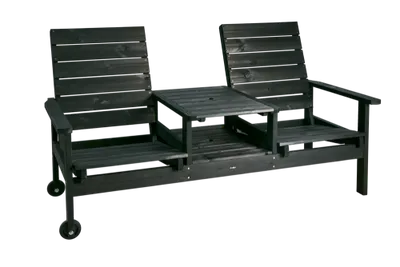 Brafab DU o JA 2-sitssoffa Svart