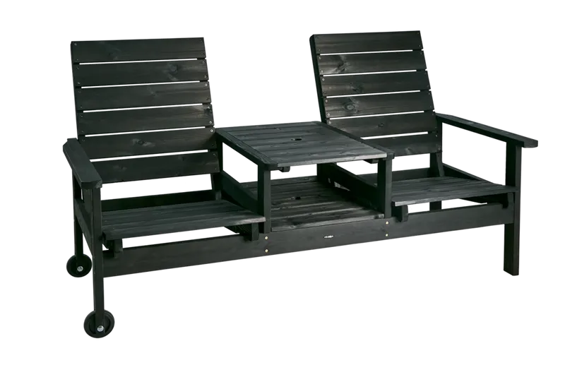 Brafab DU o JA 2-sitssoffa Svart