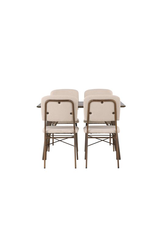 Venture Home Matgrupp Kaseidon med Seda-stolar