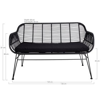 House Nordic Trieste Soffa svart