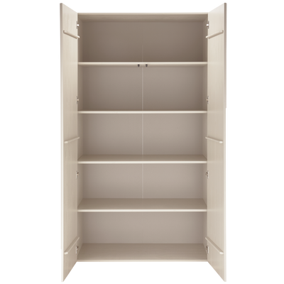 WOOOD RAIN 2-dörrars förvaringsskåp i dammfärgad furu