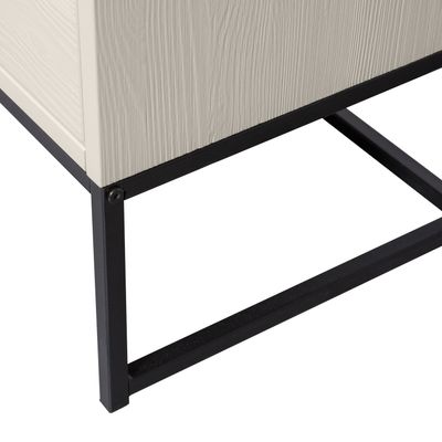 WOOOD SILAS 2-Dörrars Skåp i FSC-Certifierat Grenen, Dammfärgad