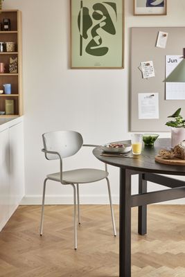 Hübsch Arch Matstol Ljusgrå 48x48xh82cm