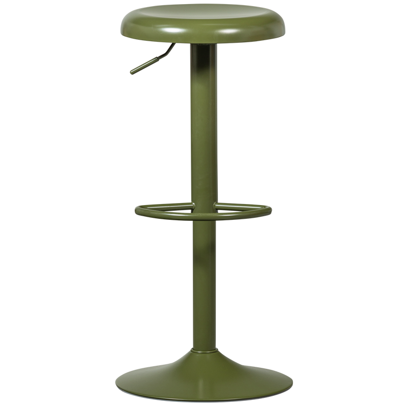WOOOD Isaac Barstol Metall Varm Grön