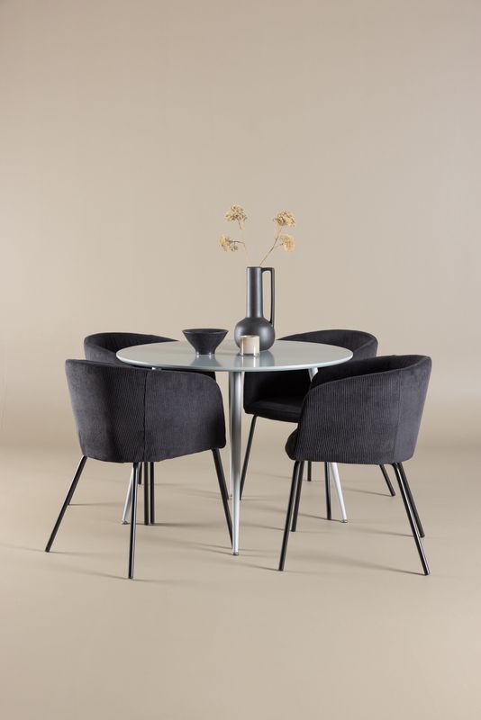 Venture Home Plaza Matbord med Berit Matstol