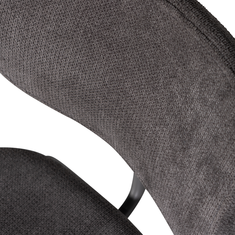 WOOOD Link Stapelbar Matstol Brun/Grå 2 st