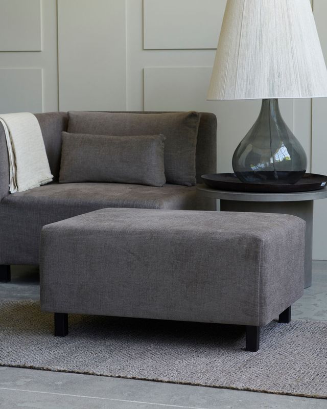 House Doctor Hazel Night Sittpuff Grå/Brun