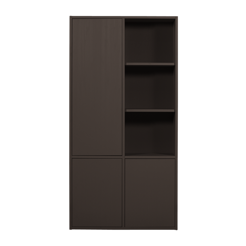 WOOOD Merel Förvaringsskåp i Furu, Mellanbrun