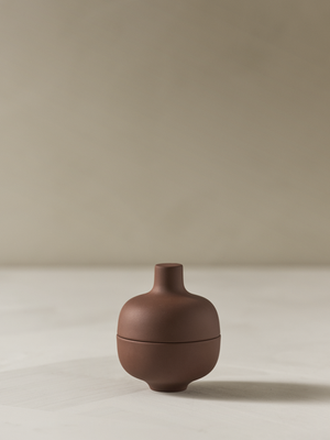 Design House Stockholm Sand Secret Small, Röd Skål med Lock