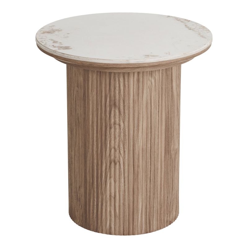 House Nordic Athens Sidobord Vit / Brun