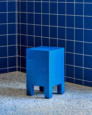House Doctor Brick Sidobord Blå