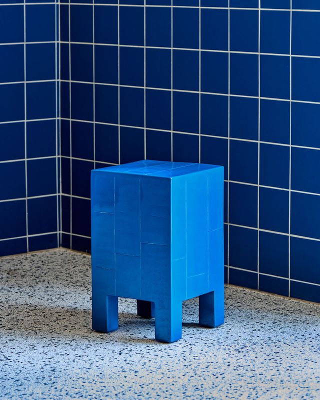 House Doctor Brick Sidobord Blå