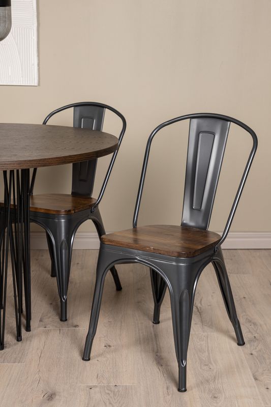 Venture Home Stone Rund Matgrupp