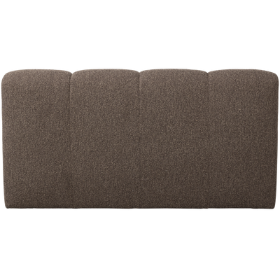 WOOOD Mojo Matbänk 164 cm med Ryggstöd i Brun Boucle